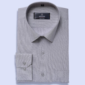 Grey Color High Jack Cotton Shirt For Men’s.