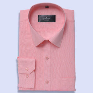 Light Orange Color High Jack Cotton Shirt For Men’s.
